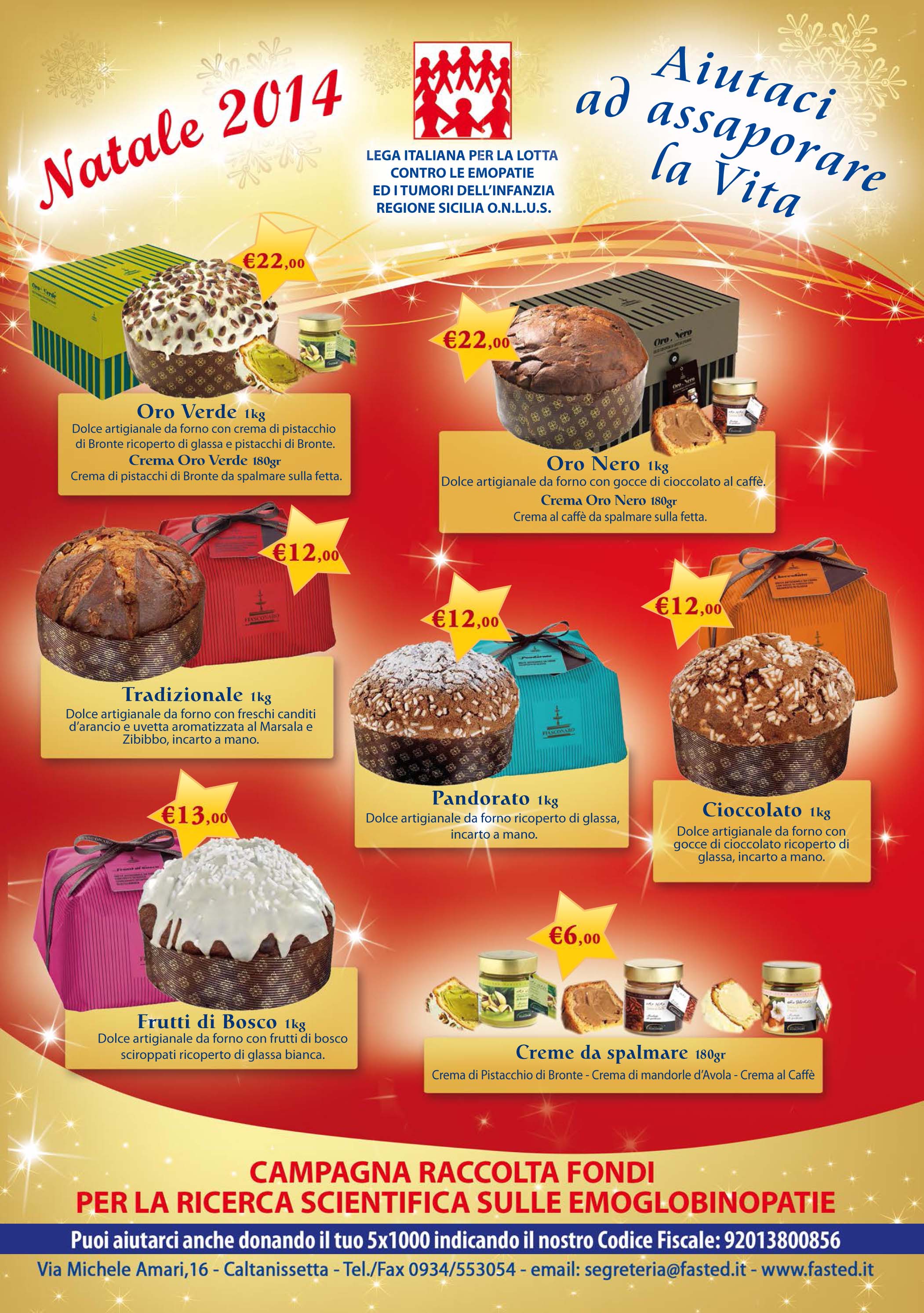 Locandina Prodotti Fiasconare Campagna Natale 2014
